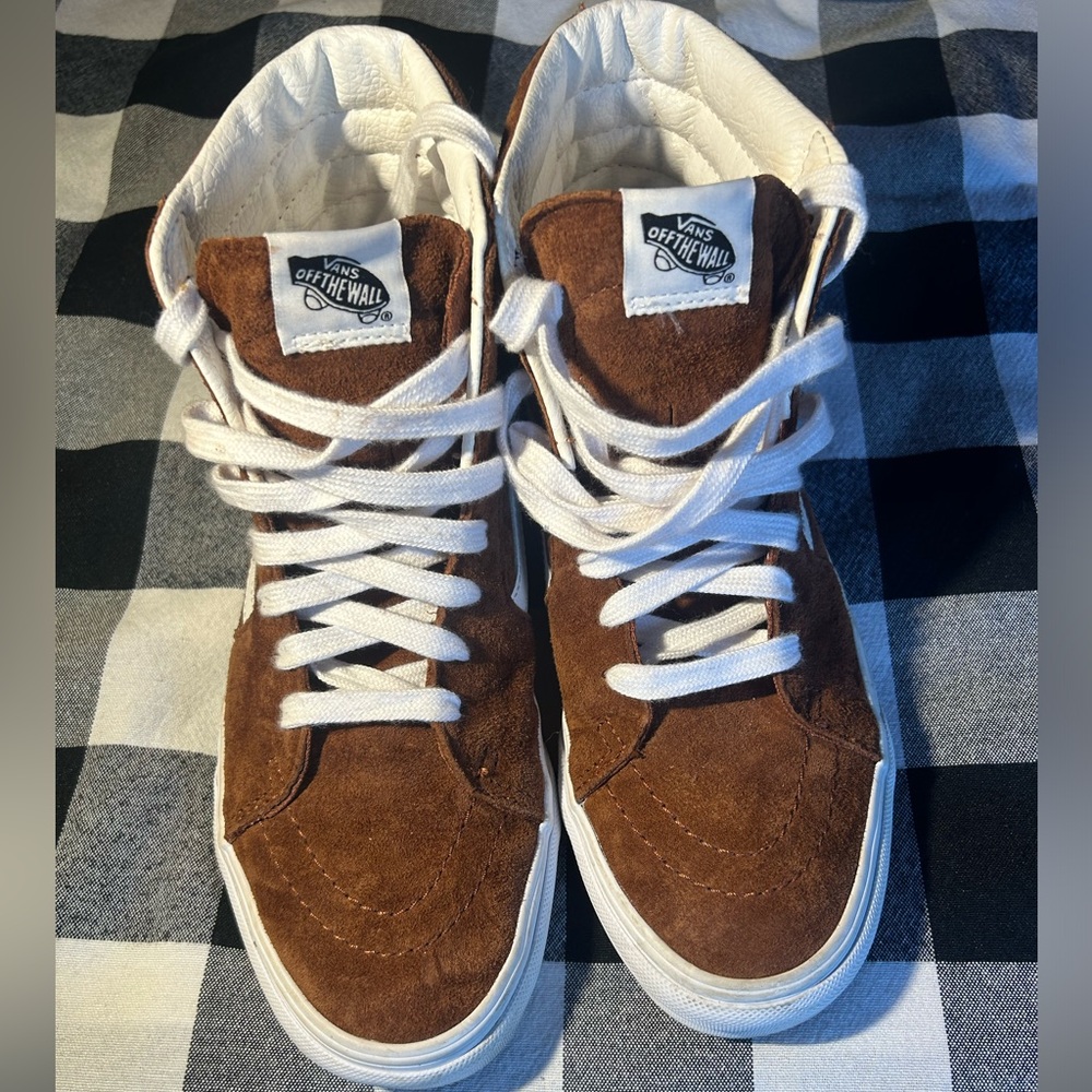 Brown Suede Vans Hitop